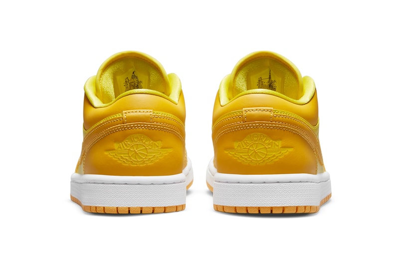 air michael jordan brand 1 low yellow strike pollen white DC0774 700 official release date info photos price store list buying guide