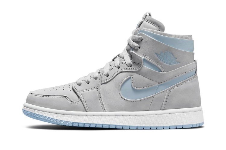 Jordan Brand Frosts Its Air Jordan 1 Zoom Comfort in Icy Gray and Baby Blue