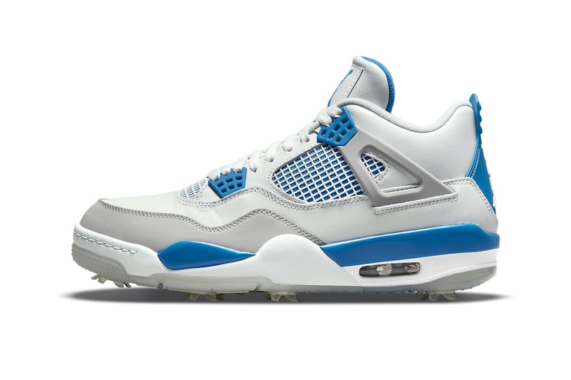 Air Jordan 4 Golf "Military Blue" CU9981-101 Release 2021 Nike Golf Jordan Brand Official Images