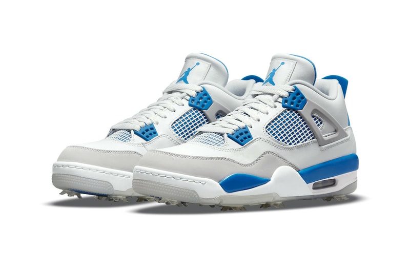 Air Jordan 4 Golf "Military Blue" CU9981-101 Release 2021 Nike Golf Jordan Brand Official Images
