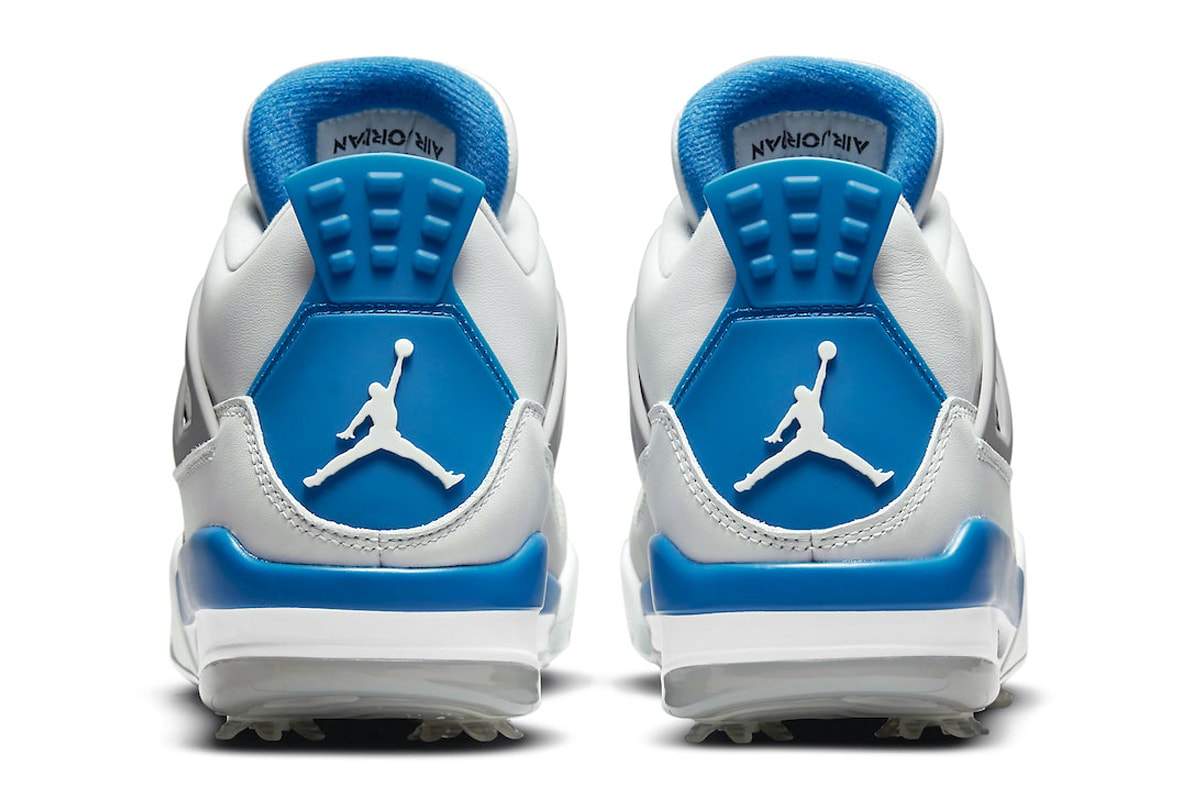 Air Jordan 4 Golf "Military Blue" CU9981-101 Release 2021 Nike Golf Jordan Brand Official Images