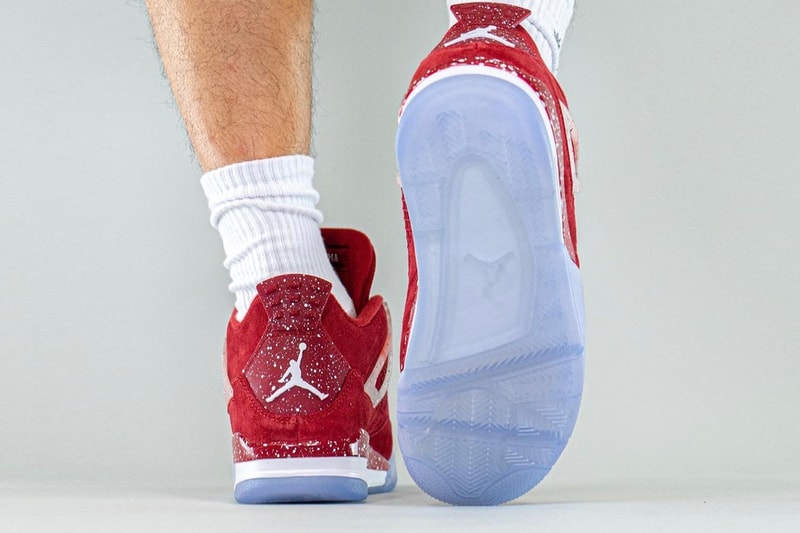 Air Jordan 4 Oklahoma Sooners PE On-Foot Photos Release