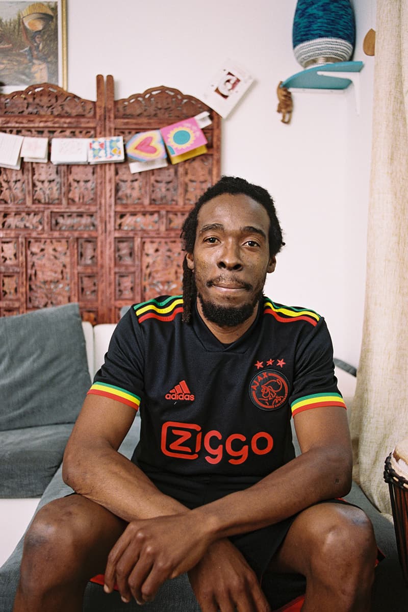 Ajax x adidas Football x Bob Marley 2021/22 Kit third kit samba Adidas release information