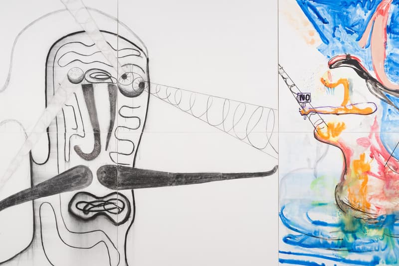 Albert Oehlen’s Tramonto Spaventoso Gagosian LA