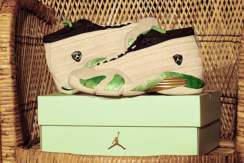 aleali may air jordan 14 low fortune DJ1034 200 jade green release date info store list buying guide photos price motobike culture apparel jordan brand  