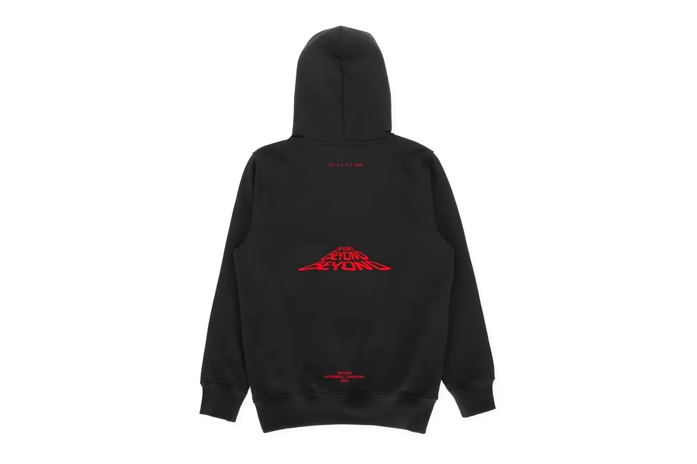 1017 alyx 9SM necklace hoodie t-shirt volcanic lava volcano Aeolian island Stromboli Italy Beyond SS22 Spring summer 2022 available capsule collection release info