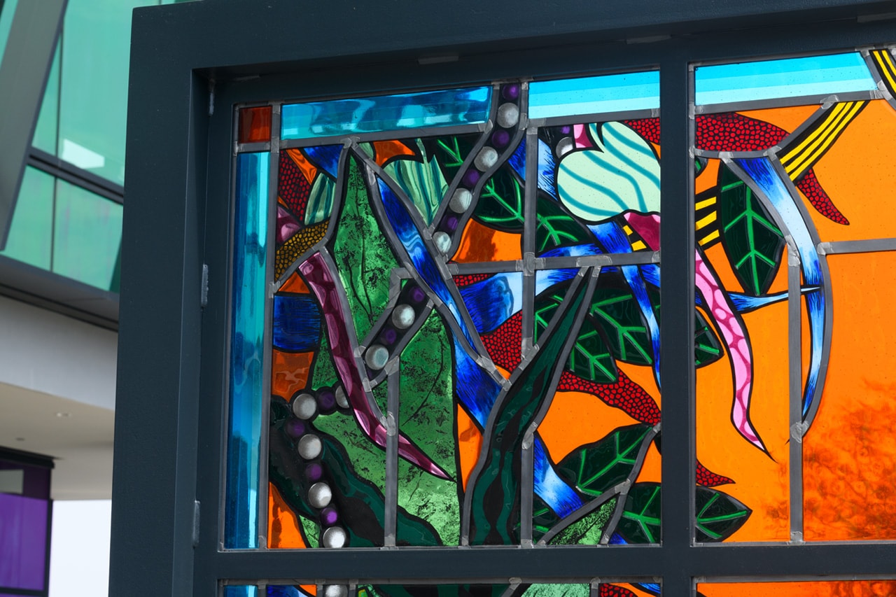Amir H. Fallah Portals Stained Glass Los Angeles DMH