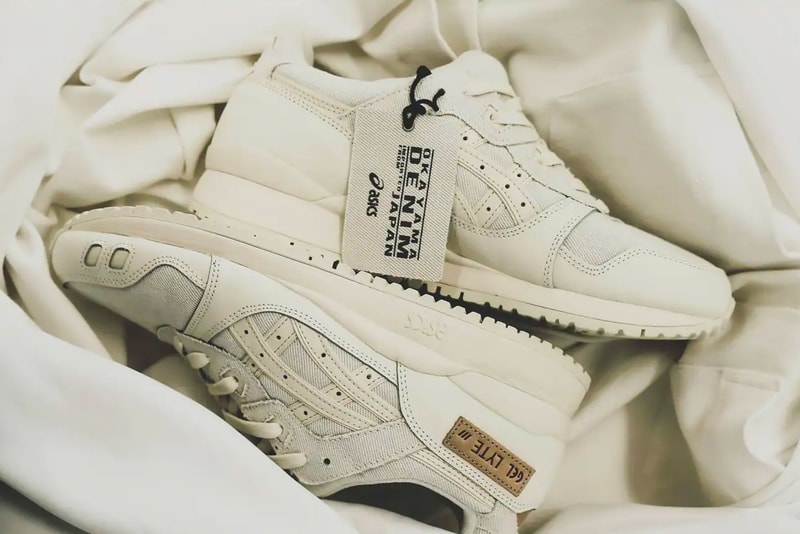 ASICS Taps Okayama Denim for GEL-LYTE III White Denim