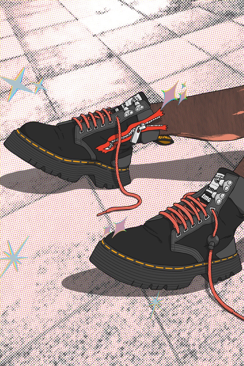 atmos dr martens tarik zip boot anime official release date info photos price store list buying guide