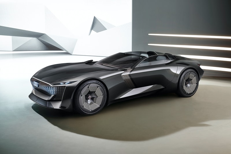 Audi Skysphere Concept Is a Futuristically Sleek EV Roadster shape shiffting electric powered luxury wheelbase auto union 