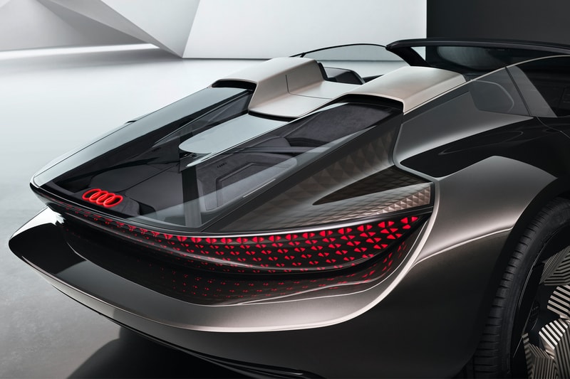 Audi Skysphere Concept Is a Futuristically Sleek EV Roadster shape shiffting electric powered luxury wheelbase auto union 