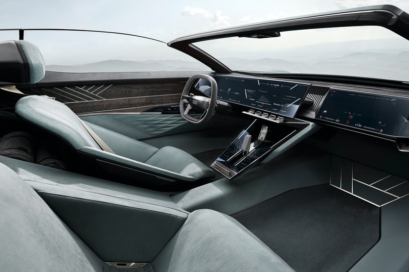 Audi Skysphere Concept Is a Futuristically Sleek EV Roadster shape shiffting electric powered luxury wheelbase auto union 