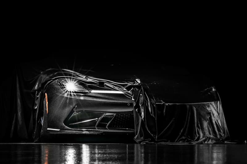 Automobili Pininfarina Battista Monterey Car Week Hyper GT Supercar Black Exposed Carbon Fiber Body Work Custom Anniversario Production Ready