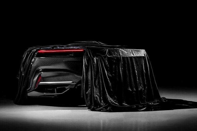 Automobili Pininfarina Battista Monterey Car Week Hyper GT Supercar Black Exposed Carbon Fiber Body Work Custom Anniversario Production Ready