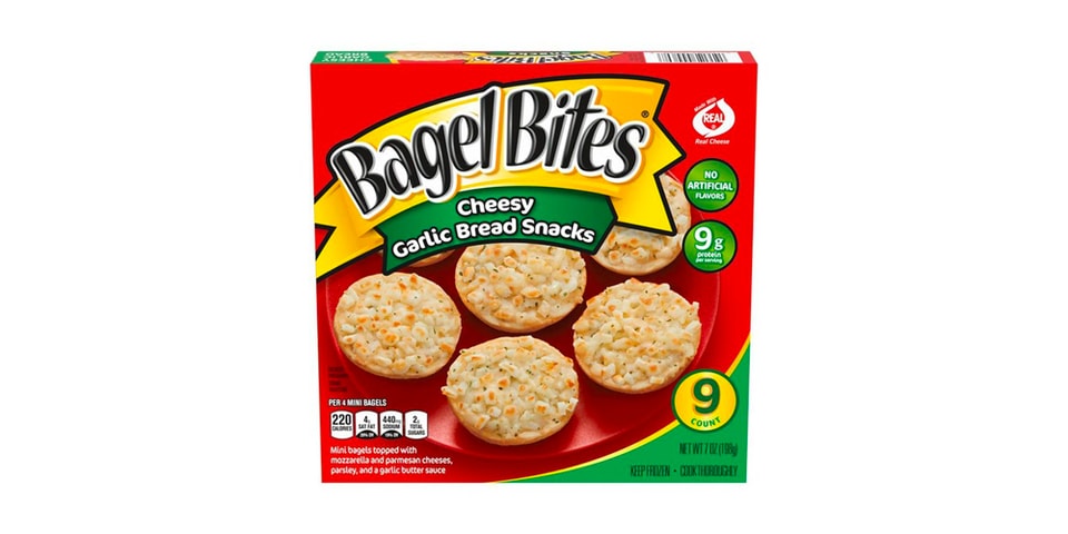 Bagel bites food label