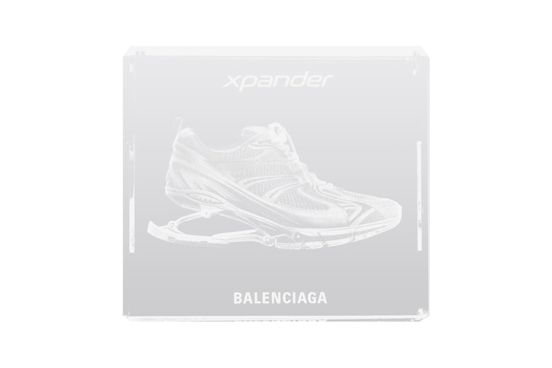Balenciaga X-Pander Triple S Track Sneaker Tyrex Laser Cube Crystal Glass Homeware Interior Design Demna Gvasalia 3D Sculpture