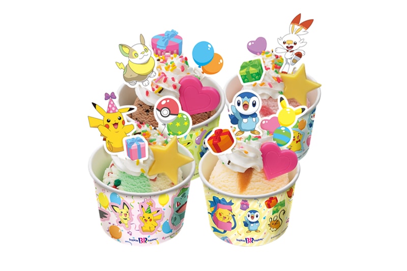 Baskin Robbins 31 Pokemon Summer! Campaign info Japan Ice cream desserts 