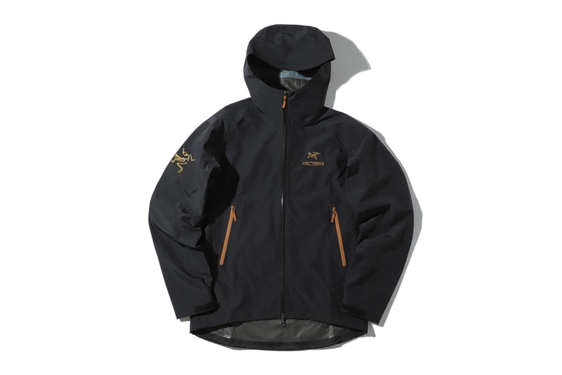 BEAMS arcteryx black and gold capsule Japan Outerwear arc'teryx outerwear jackets bags accessories 