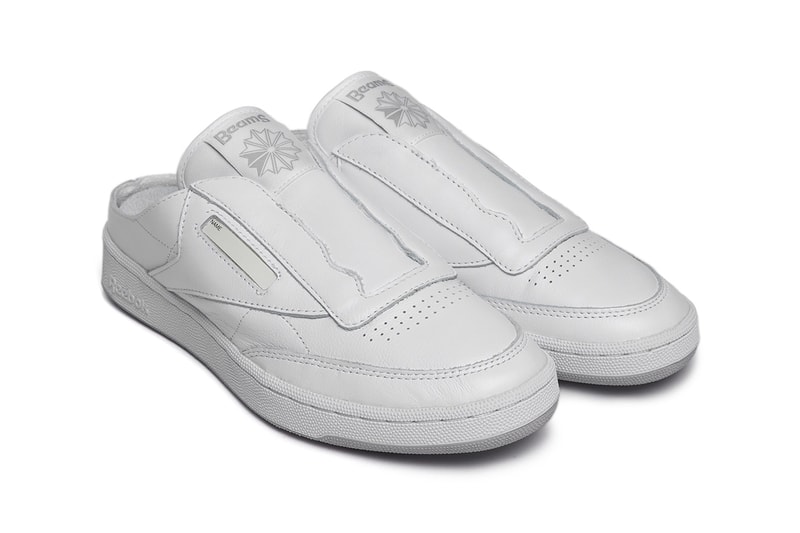 beams reebok club c laceless mule white grey ftwr release information details gx3853