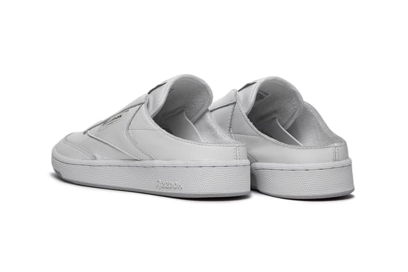 beams reebok club c laceless mule white grey ftwr release information details gx3853