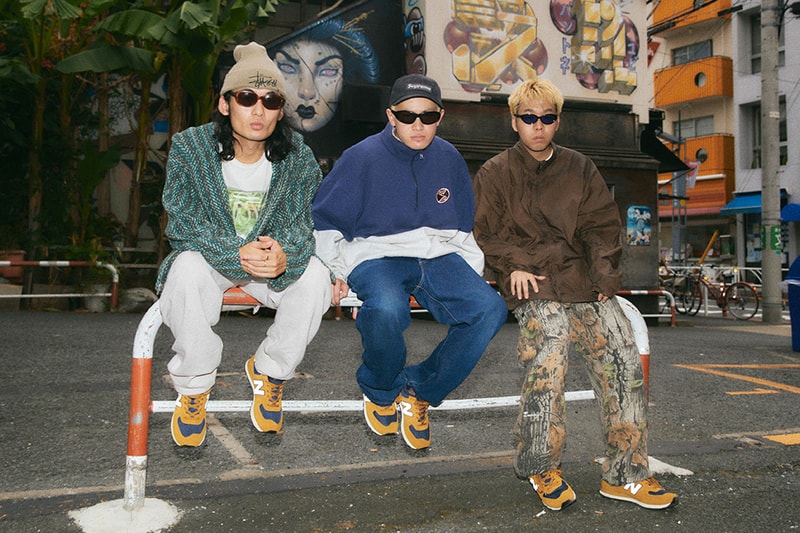 billys tokyo new balance 574 exclusive ml574yb2 tan wheat navy blue official release date info photos price store list buying guide