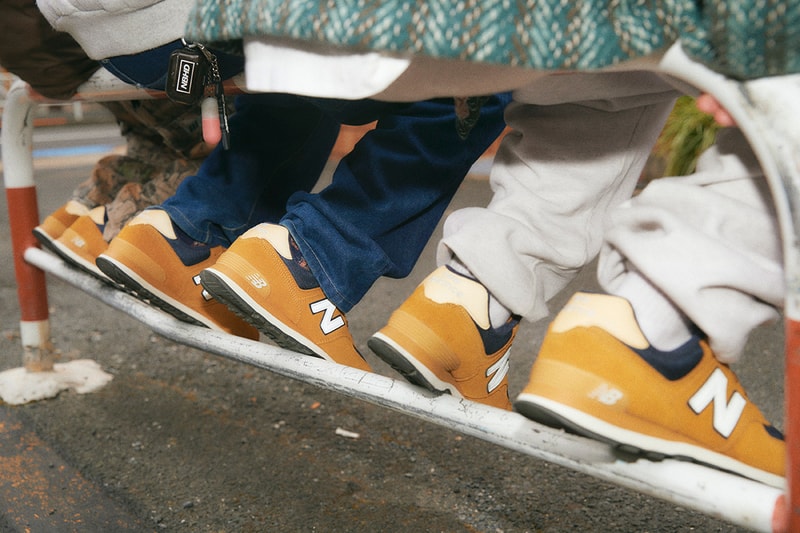 billys tokyo new balance 574 exclusive ml574yb2 tan wheat navy blue official release date info photos price store list buying guide