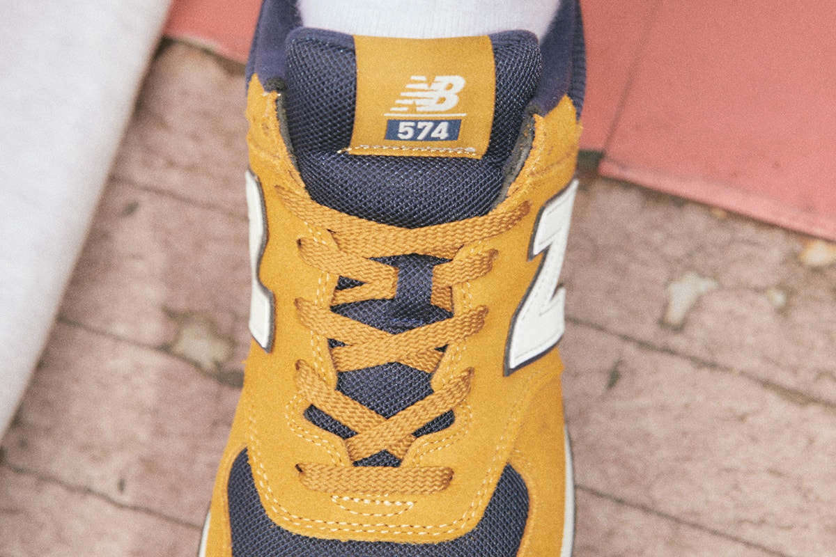 billys tokyo new balance 574 exclusive ml574yb2 tan wheat navy blue official release date info photos price store list buying guide