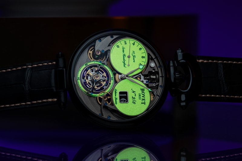 Bovet Adopts Second More Modern House Style Using Materials and Super-LumiNova