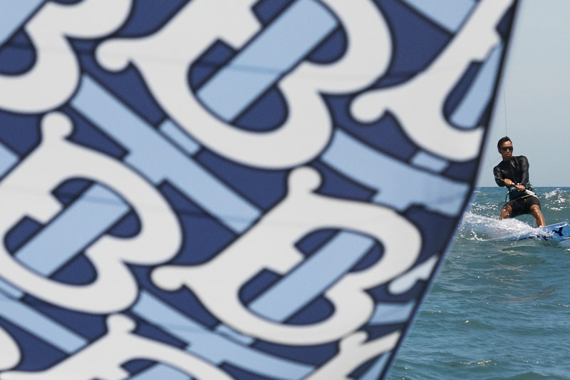Burberry Celebrates Its Summer TB Monogram Info drones 