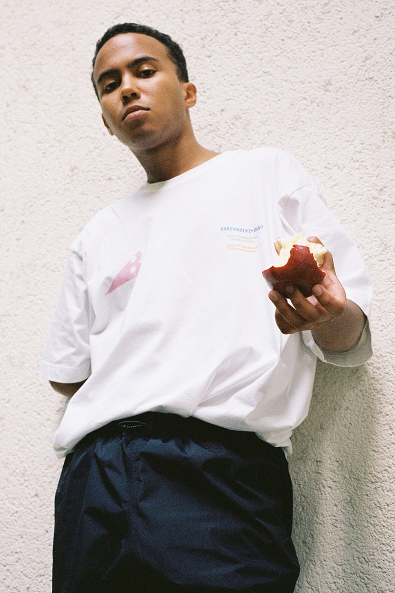 BURGUNDER (+BAM) release information where to buy Kanye west t-shirt brand David letterman 
