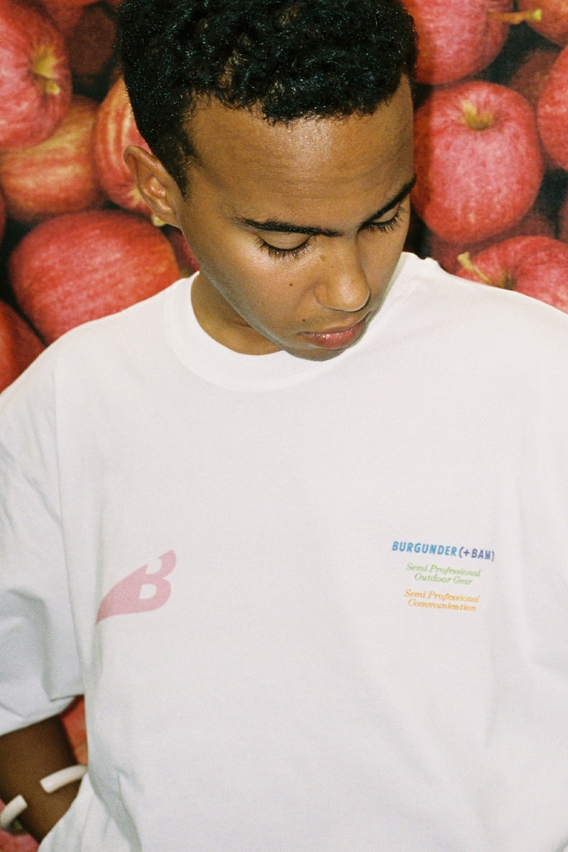 BURGUNDER (+BAM) release information where to buy Kanye west t-shirt brand David letterman 