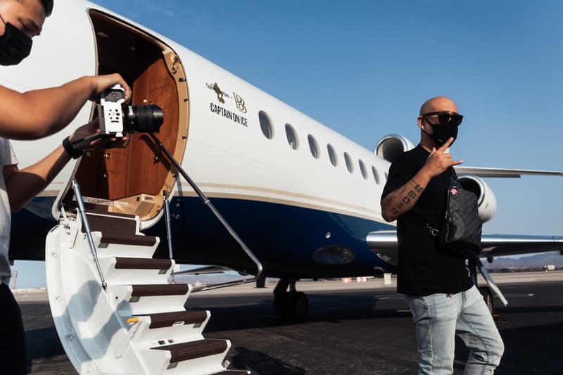 ben baller private jet las vegas four new custom captain morgan spiced rum inspired flavor pieces 2021 MLS All-Star Game presented by Target kid cudi asap ferg tyler the creator drake diamond-set pendant with Captain Morgan’s iconic pirate motif and a soccer ball on a yellow-gold chain