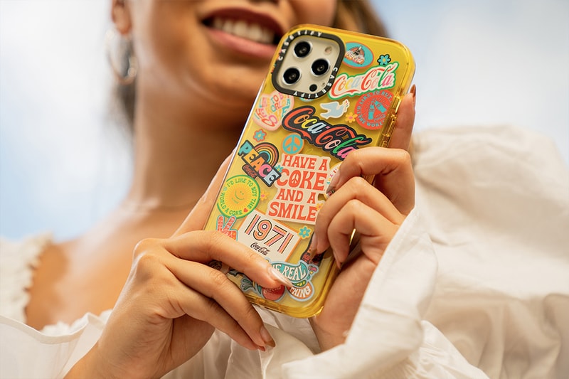 CASETiFY x Coca-Cola Tech Accessories Collab information iPhone cases