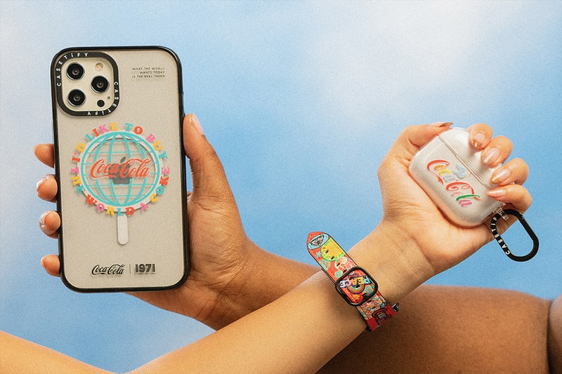 CASETiFY x Coca-Cola Tech Accessories Collab information iPhone cases