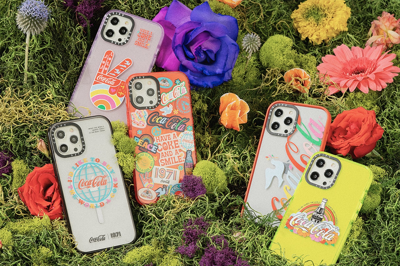 CASETiFY x Coca-Cola Tech Accessories Collab information iPhone cases