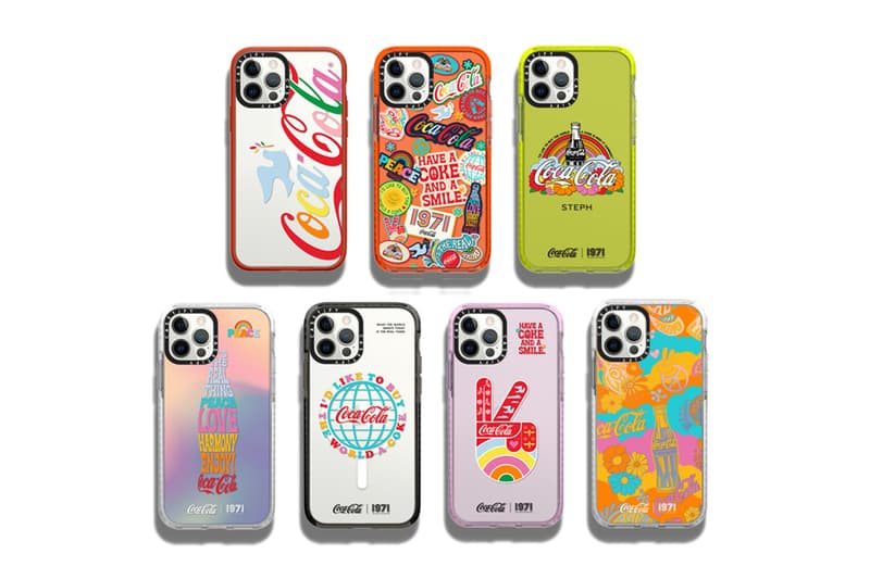 CASETiFY x Coca-Cola Tech Accessories Collab information iPhone cases