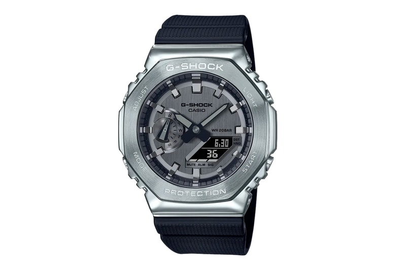 casio g-shock gm-2100 stainless steel casioak limited edition colors release info red olive green blue watches casioak analog digital 