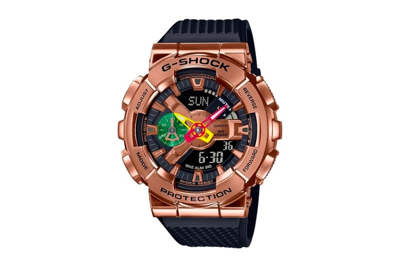 G-SHOCK Releases Its Second Rui Hachimura Signature Model casio watches digital watches nba japanese basetkball player GM-110RH west african kent-cloth