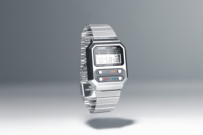 watches casio gshock metal vintage digital metallic silver gold wrist