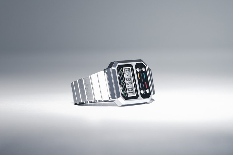 watches casio gshock metal vintage digital metallic silver gold wrist