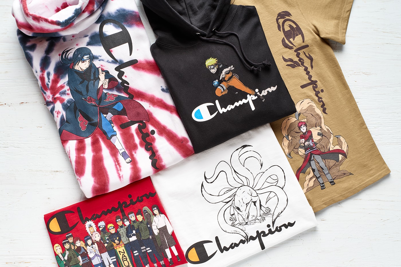 Naruto Shippuden Champion anime hoodie t-shirt gaara kakashi sakura sasuke ichigo reverse weave heritage release drop info date available online 