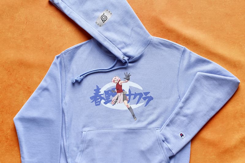 Naruto Shippuden Champion anime hoodie t-shirt gaara kakashi sakura sasuke ichigo reverse weave heritage release drop info date available online 