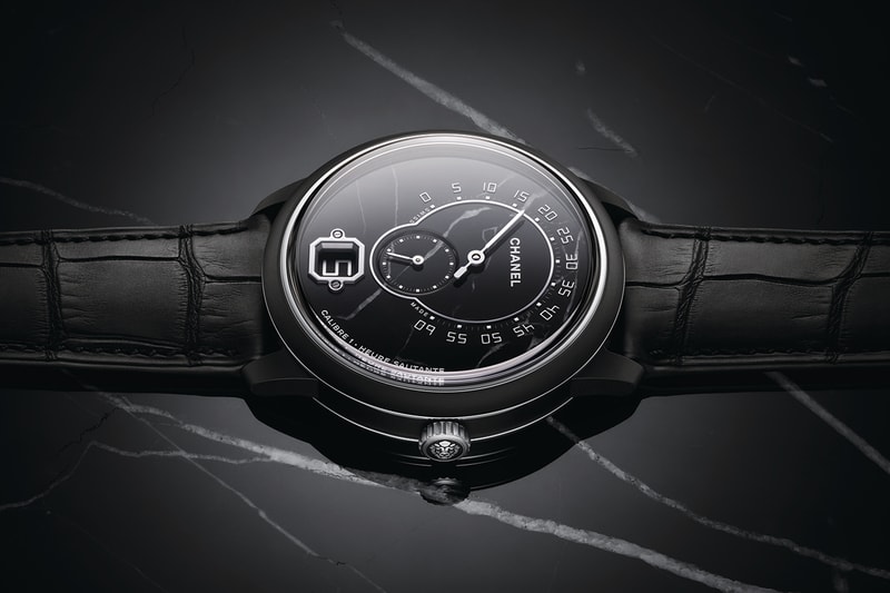 Chanel Drops Limited Edition Monsieur With Black Marble Dial
