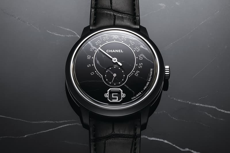 Chanel Drops Limited Edition Monsieur With Black Marble Dial