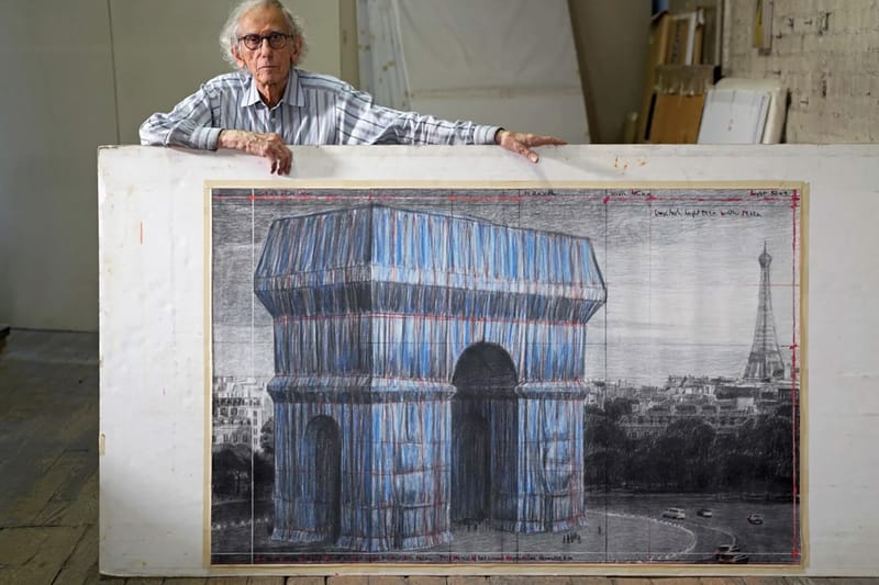 Watch Christo and Jeanne-Claude’s Dream Project, “L’Arc de Triomphe, Wrapped” Finally Take Place