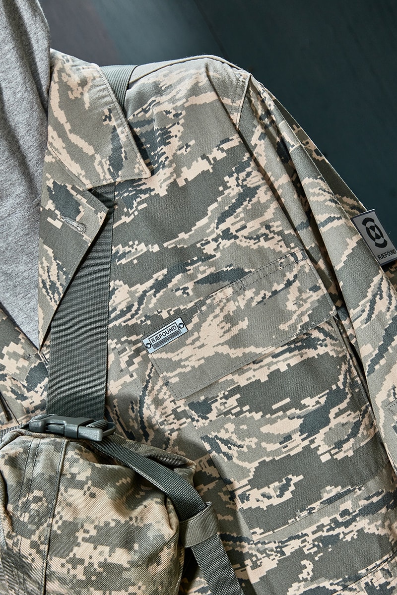 christopher raeburn raefound upcycled curated vintage military wear release details lookbook