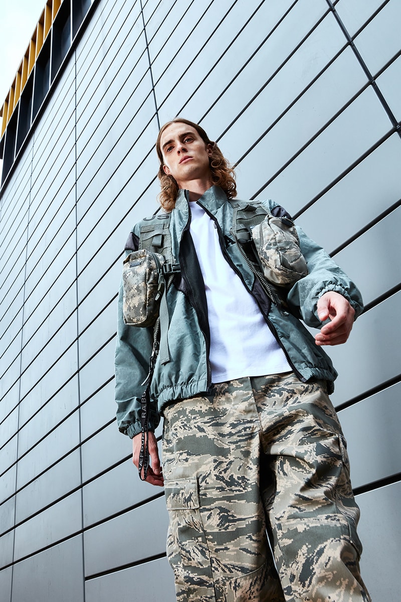christopher raeburn raefound upcycled curated vintage military wear release details lookbook
