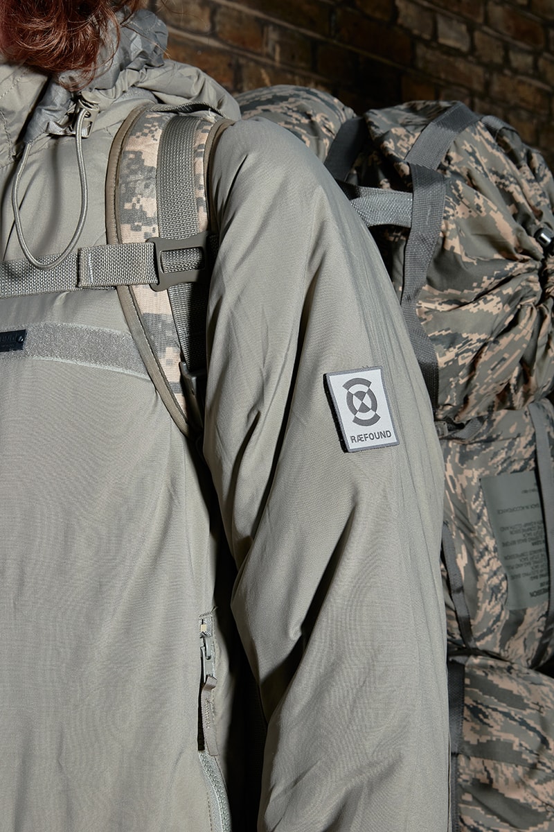 christopher raeburn raefound upcycled curated vintage military wear release details lookbook