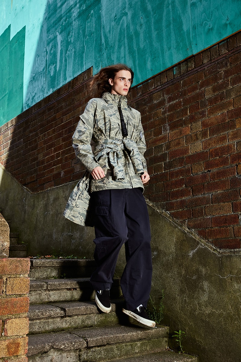 christopher raeburn raefound upcycled curated vintage military wear release details lookbook