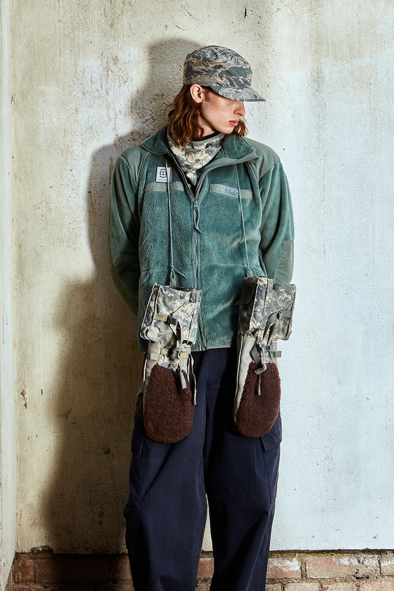 christopher raeburn raefound upcycled curated vintage military wear release details lookbook